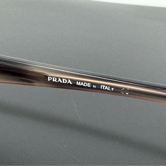 Prada VPR 114F eyeglasses frame c. 7 blue chrome 57 [] 17-140 - Picture 11 of 13